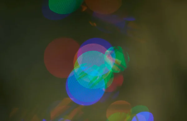Bunte Verschwommene Bokeh Hintergrund Glitzern Lichteffekt Party Verschwommenes Licht Abstrakten — Stockfoto