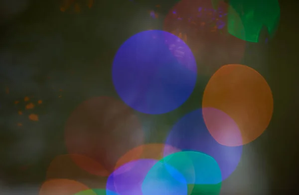 Bunte Verschwommene Bokeh Hintergrund Glitzern Lichteffekt Party Verschwommenes Licht Abstrakten — Stockfoto