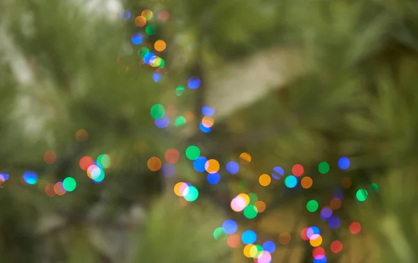 Πολύχρωμο Θολό Φόντο Bokeh Glitter Εφέ Φωτός Κόμμα Θολή Φως — Φωτογραφία Αρχείου