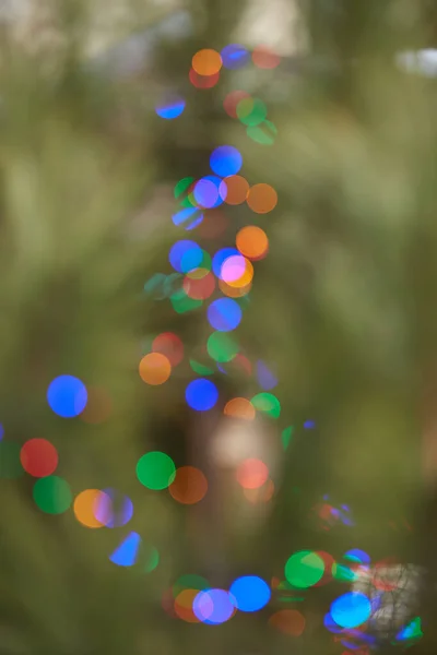 Kleurrijke Wazige Bokeh Achtergrond Glitter Lichteffect Feest Wazig Licht Abstracte — Stockfoto