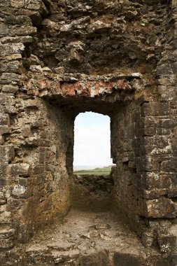 Dunamase Kalesi, İrlanda 'nın Portlaoise şehrinde bulunan tarihi bir binadır. Seyahat yeri simgesi.
