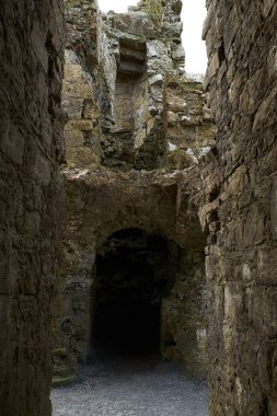 Dunamase Kalesi, İrlanda 'nın Portlaoise şehrinde bulunan tarihi bir binadır. Seyahat yeri simgesi.