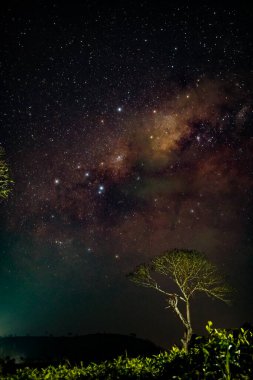 Yıldızlı gece gökyüzü