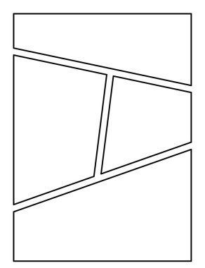 Çizgi roman veya manga arkaplanı, manga ve çizgi roman sanatçıları için çerçeve ve panellerde arkaplan