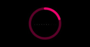 Beyaz arkaplanda% 100 ilerleme çubuğu animasyon siyah rengi izole edildi