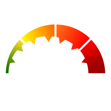 Hız göstergesi simgesi. vektör illüstrasyonu