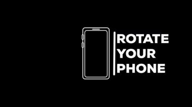 Telefonunuzu döndürün. 90 derece döndürün. Canlandırma tam ekran manzara kipi ile döndürün.