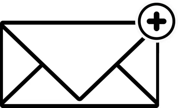 beyaz arkaplanda izole edilmiş çapraz işaretli düz biçim simgesine sahip simge e- posta, ileti, zarf