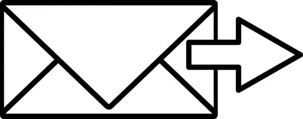 simge hızlı posta, ileti, beyaz arkaplanda izole edilmiş zarf düz biçim simgesi gönder