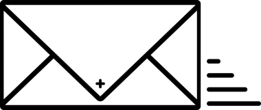 e- posta simgesi, beyaz arkaplanda 