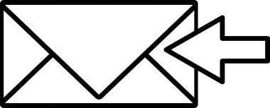 simge arşivi e- posta, ileti, arşiv zarfı düz biçim simgesi beyaz arkaplan üzerinde izole