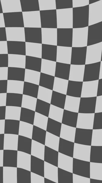 Esthetisch Schattig Vervormd Verticaal Grijs Dambord Gingham Plaid Checkers Wallpaper — Stockfoto