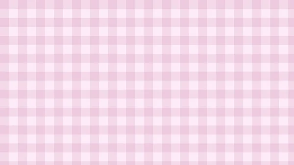 漂亮可爱的粉色棋盘 格子背景插图 完美的背景 明信片 — 图库照片