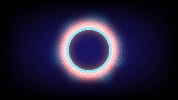Abstracte Technologie Geluid Sonische Ring Futuristische Achtergrond Illustratie Perfect Voor — Stockfoto