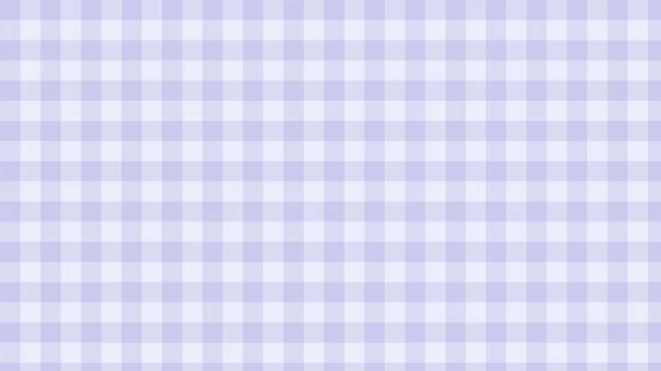 Estetické Roztomilé Pastelové Fialové Šachovnice Gingham Kostkované Kostkované Pozadí Ilustrace — Stockový vektor
