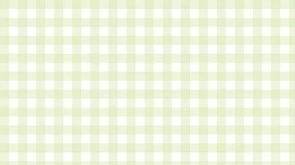 Aesthetic Cute Pastel Green Checkerboard Gingham Plaid Checkered Background Illustration — Stock Vector