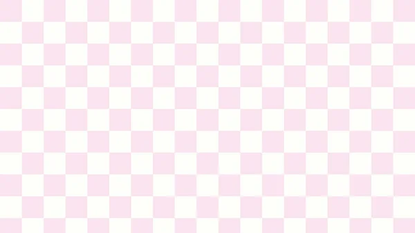 Esthétique Mignonne Damier Rose Pastel Doux Jaune Gingham Carreaux Damier — Image vectorielle