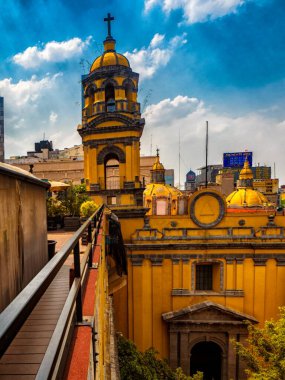 Mexico City 'de çatı mimarisi 