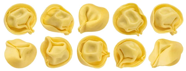 Dumplings Isolados Fundo Branco Com Caminho Recorte Profundidade Total Campo — Fotografia de Stock