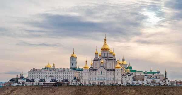 Salvapantallas Religioso Santa Dormición Pochaiv Lavra Ucrania Vista Panorámica — Foto de Stock