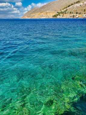 Clear sea water in the Mediterranean Sea