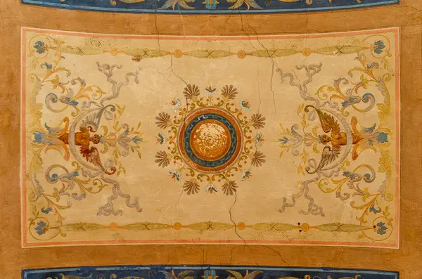 Antique ceiling painting, baroque ceiling painting