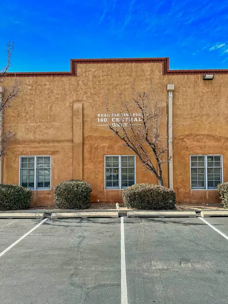 stock image Albuquerque, New Mexico, USA - March 7, 2023. 1401 Central Ave Office Property