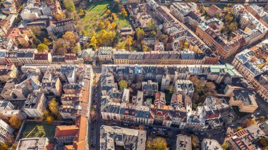 Şehir mimarisinin panoramik fotoğrafı ve Polonya 'nın Krakow kentindeki eski yerleşim yerleri. Fotoğraf: İHA