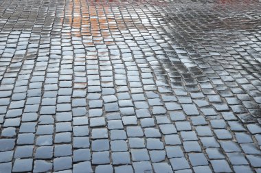 Kaldırım kaldırımına yakın dokulu zemin 