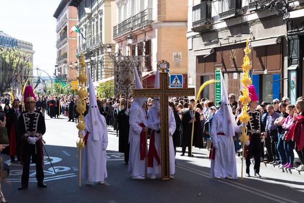 2015 Madrid Spain April 2023 Procession Holy Week Palm Sunday — 스톡 사진