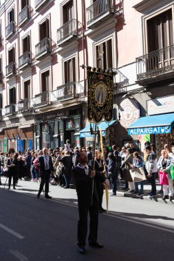 Madrid, İspanya; 2 Nisan 2023: Palm Sunday 'de 