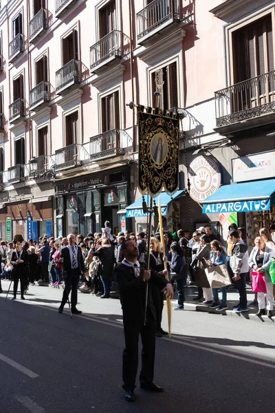 Madrid España Abril 2023 Procesión Semana Santa Del Domingo Ramos — Foto de Stock