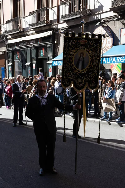 Madrid Spain April 2023 Procession Holy Week Palm Sunday Colloquially — 스톡 사진