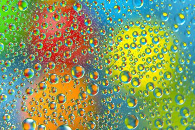 Bulanık renk yuvarlak benekleri biçiminde soyut arkaplan dokusu