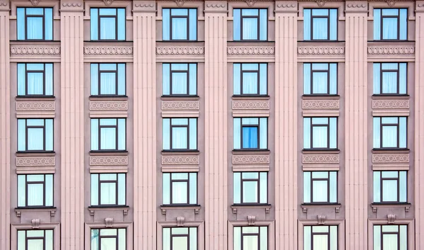 Building Facade Windows Residential Building Industry City — Stock Photo, Image