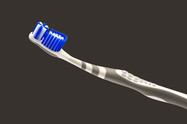 Toothbrush Toothpaste Cleaning Teeth Dark Background Health Care Health Items — Stock Photo, Image