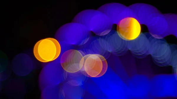Fondo Abstracción Borrosa Linternas Colores Decoraciones Textura Bokeh Las Luces —  Fotos de Stock