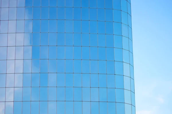 Fachada Cristal Del Edificio Contra Cielo —  Fotos de Stock