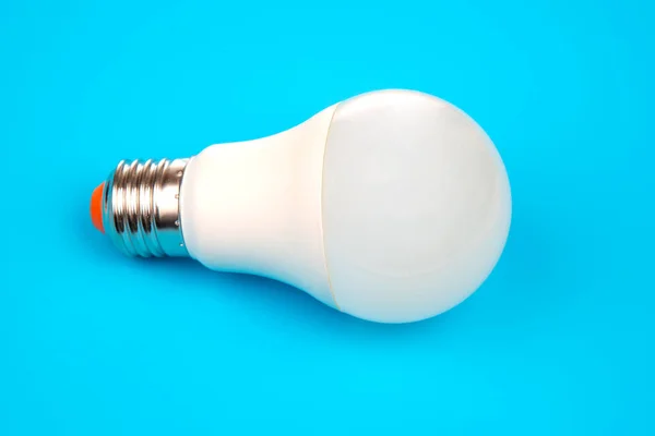 Bílá Led Lampa Elektřina Moderních Zařízeních — Stock fotografie