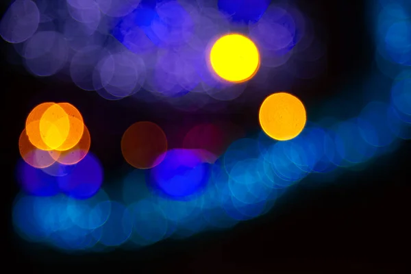 Sfondo Sfocato Astrazione Lanterne Colorate Decorazioni Bokeh Texture Luci Colorate — Foto Stock
