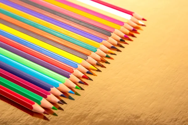 Color Pencil Set Colored Pencils Drawing Artistic Creativity Drawing — Stock Photo, Image