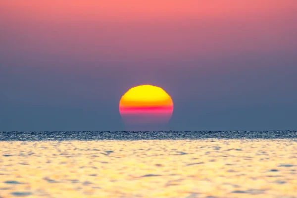 Рассвет Закат Над Морем Пейзаж Природе — стоковое фото