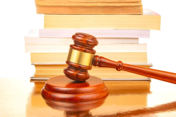 Judicial Gavel Background Law Books Justice Fairness Stockbild