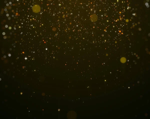Золотые Частицы Звезда Элегантность Фона Премии — стоковое фото
