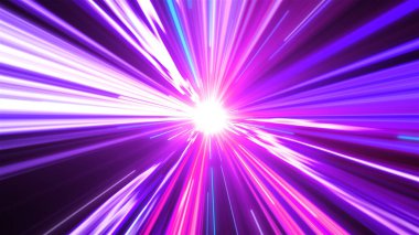 Hız kuvveti soyut arkaplanı aydınlatır.