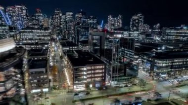 Şehir Skyline Binaları ile Seattle Kavşağı 'nın İHA' sı