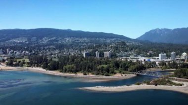 Batı Vancouver İngiliz Kolombiya Yaz Havası Görünümü
