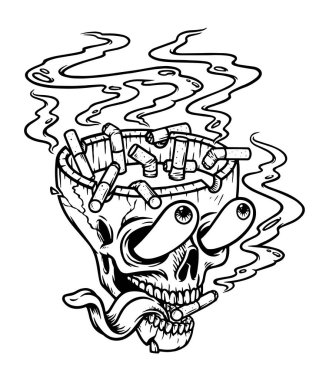 Başlık illüstrasyonunuz için sigara