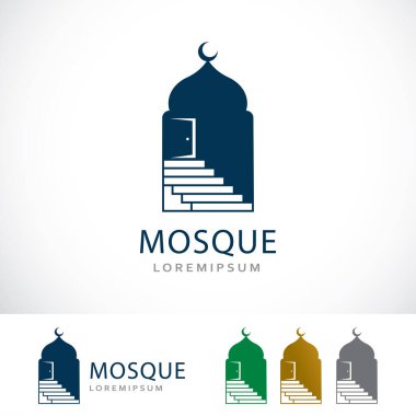 Basit Cami Logosu Tasarım Şablonu