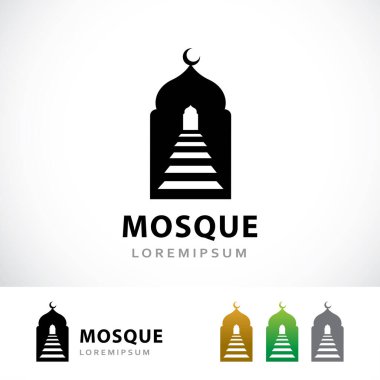 Basit Cami Logosu Tasarım Şablonu